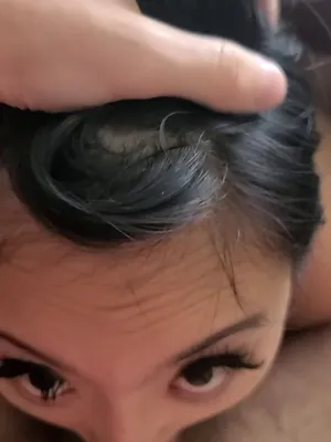 Just an Asian beauty getting a mouthful. 😜 Suck it good, baby. Cum see more of our Japanese-style head games.