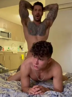 #Blowjob #Tattoo #Asshole #Bed #Ass #Cumshot #Doggystyle #Kissing #Muscular #Daddy #POV #Bareback #Gay #Twink #Fucking #Jerking Off #Anal Creampie #Vertical Porn