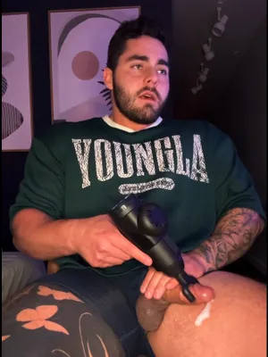 #Tattoo #Dildo #Toys #Muscular #Cum #Solo #Gay #Bearded #Jerking Off #Chastity #Riding Dick #Chair #Self Cum Eating #Trimmed Cock