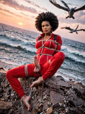 #Transexual #Ébano #Afro #Pornografía A I