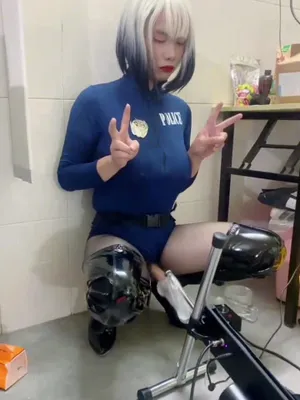#Asian #Shemale #Masturbation #Cumshot #Toys #Fuck Machine #Police #Solo #Boots #Colored Hair #Vertical Porn