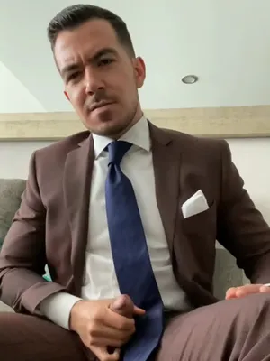#Big Cock #Solo #Gay #Jerking Off #Boss #Tie #Vertical Porn #Suit