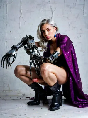 #Tetas Grandes #Travesti #Pau Grande #Posando #Pornô De I A #Cyborg #Squatting