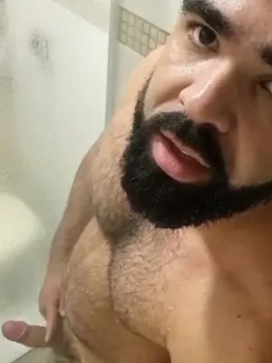 #Hairy #淋浴 #Cumshot #Solo #男同 #Bearded #打飞机