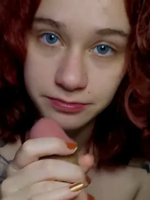 #Aficionados #Mamada #Big Cock #Primer Plano #Contacto Visual #Chica Linda De18Años #Cabello Colorido #Vertical Porn #Corrida En La Boca
