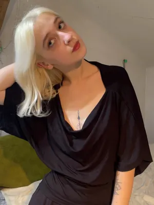 #Amateurs #Tattoo #Blonde #Flashing Tits #Solo #Onlyfans #Teasing #Sexy #Black Dress #Chest Tattoo