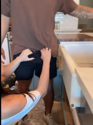 #Amateurs #Blowjob #Brunette #Pussy #Doggystyle #Beautiful #Couples #Fucking #Home Video #Natural Tits #Sexy #Kitchen Sex #Tattooed Man