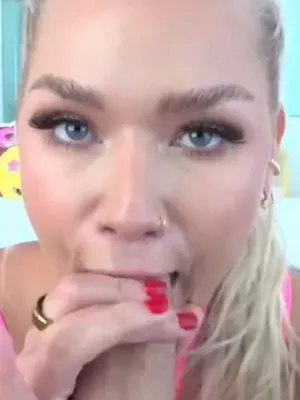 #Blowjob #Rough #Blonde #Deepthroat #Beautiful #Big Cock #Rimming #Drooling #Vertical Porn #Nose Piercing