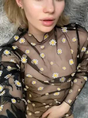 #Amateurs #Tattoo #Blonde #Flashing Tits #Solo #Onlyfans #Teasing #Selfie #Natural Tits #Sexy #Sheer Top #Bedroom Selfie #Daisy Print