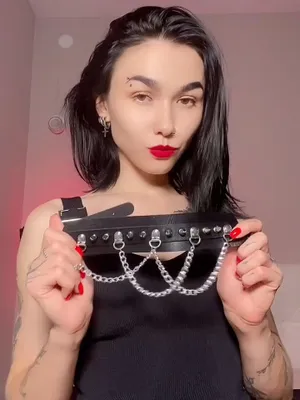 #Brunette #Tattoo #Fetish #Whip #Onlyfans #Mistress #Vertical Porn #Red Nails #Collar #Mary Mistress