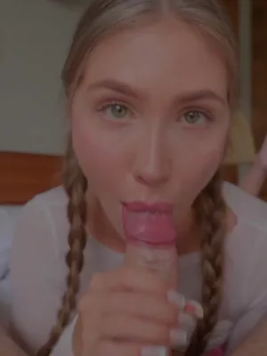 #Teen #Blowjob #Cumshot #Pigtails #Fucking #Vertical Porn
