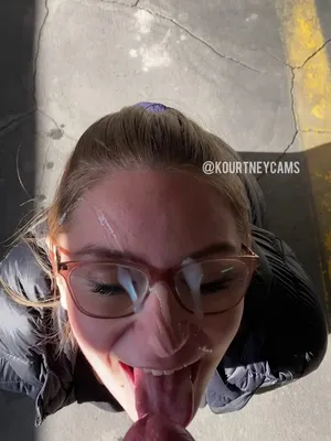 #Teen #Public #Blonde #Glasses #Cumshot #Facial #Vertical Porn