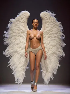 #Publique #Nus #Modèle #Seins Naturels #Séance Photo #Photos #Photos Nouvelle Génération #Ailes #Supermodels Déshabillées