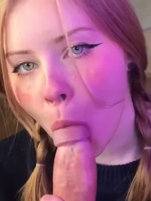 #Amateurs #Blowjob #Pigtails #Vertical Porn