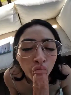 #Big Tits #Blowjob #Brunette #Doggystyle #Missionary #Fucking #Riding Dick #Facial Cumshot #Outdoor Sex #Cum On Glasses #Taste Cum #Girl With Glasses #Jaileen Guyette