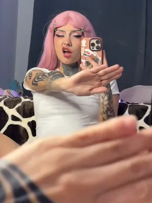 #Amateurs #Tattoo #Petite #Beautiful #Mirror #Solo #Onlyfans #Pink Hair #Sexy #Tattoo Girl #No Tits #Selfievideo