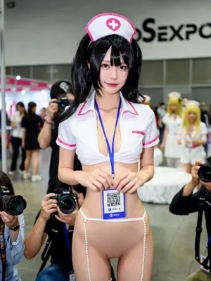 #Asiática #Público #Fantasia #Enfermeira #Adolescente Cosplay #Pornô De I A