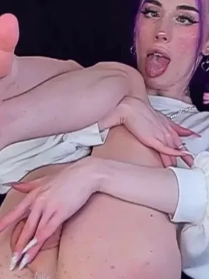 #Teen #Shemale #Brunette #Anal Plug #Solo #Webcam #Ahegao #Jerking Off #Purple Hair #Chair #Freckles #Long Nails #Vertical Porn #Cock Play #Skinny #TS Sweet Eaton #Ballsplay