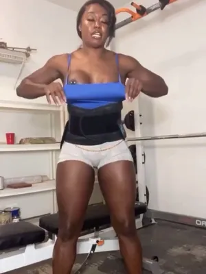 #Fitness #Ebony #Vertical Porn