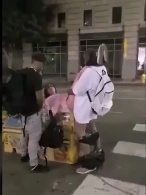 #BBC #Public #Ebony #Fucking #Vertical Porn #Homeless