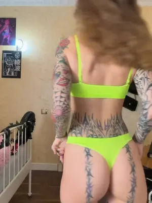 #Tattoo #Ass #Beautiful #Dancing #Bikini #Solo #Onlyfans #Teasing #Hot #Sexy #Tattoo Girl #Neon Bikini