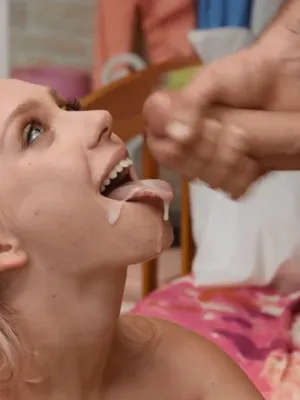 #Blowjob #Blonde #Deepthroat #Cumshot #Facefuck #Balls #Fucking #Vertical Porn