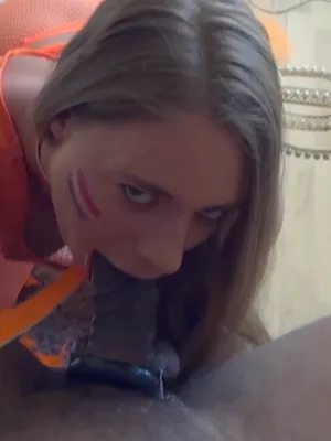 #Amatorzy #Blowjob #Blonde #Deepthroat #Cumshot #Pussy #Pornhub #Fishnet #Fucking #Fansly #Sexy #Pet Play #Pussy Play #Vertical Porn #Orange Outfit