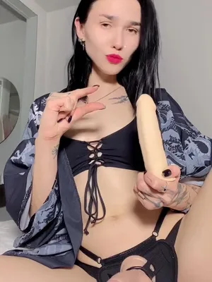 #Brunette #Tattoo #Dildo #Fetish #Strapon #Onlyfans #Model #Mistress #Red Lips #Vertical Porn #Mary Mistress