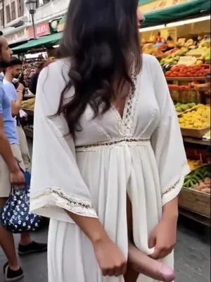 #Shemale #Public #Big Cock #Public Flashing #Outdoor #Exposed #T Girl #Ladyboy #Market Setting