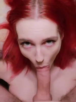 #Blowjob #Redhead #Vertical Porn