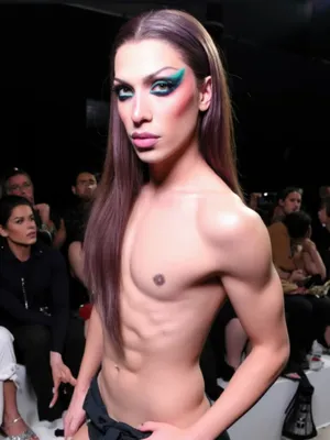 #Amateurs #Brunette #Beautiful #Solo #Teasing #POV #Soft #Makeup #Pride Month #Ai Porn #Pride #Drag Queen