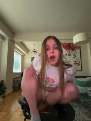 #Amateurs #Teen #Blonde #Masturbation #Orgasm #Dildo #Riding Dildo #Vertical Porn