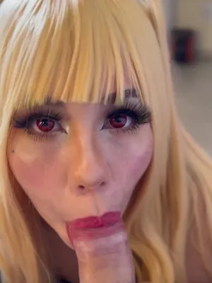 #Blowjob #Blonde #Cosplay #Pigtails #Vertical Porn