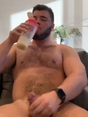 #Stříkání #Sólo #Homosexuálové #Vousatí #Jerking Off #Pojídání Vlastního Výstřiku