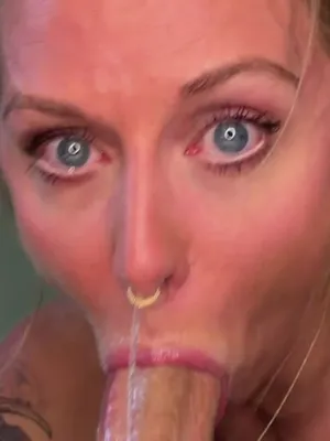 #Amateurs #Blowjob #Blonde #Deepthroat #Cumshot #Facial #Sexy #Tattoo Girl #Mouth Cumshot #Nose Piercing