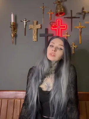 #Tattoo #Gothic #Toys #Beautiful #Fetish #E- Girls #Solo #Onlyfans #Teasing #Sexy #Cute Girl #Tattoo Girl #Chastity Cage #Religious Setting