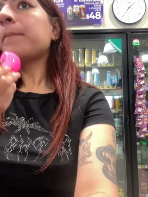 INKED UP MILF flaunts her sexy TATTOOS; her store, her FUCK RULES!