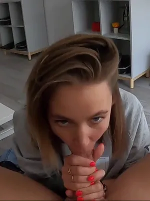 #Amateurs #Blowjob #Brunette #Tattoo #Cumshot #Facial #Nipple Piercing #POV #Vertical Porn