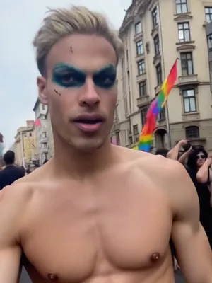 #素人 #露出 #Blonde #Beautiful #Solo #焦らし #POV #ソフト #Makeup #Pride Month #Ai Porn #Pride #Drag Queen
