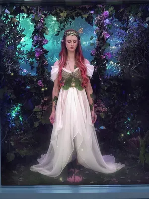 #Cosplay #Unrealporn.com #Solo #Hd #Dress #Elf #Adelle Unicorn #Colored Hair #Vertical Porn