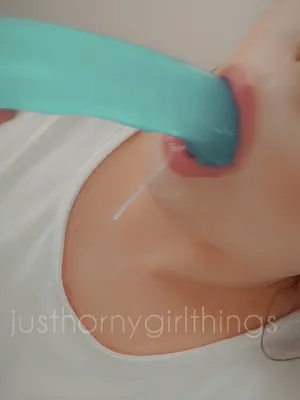#Drooling #Dildo Blowjob #Vertical Porn