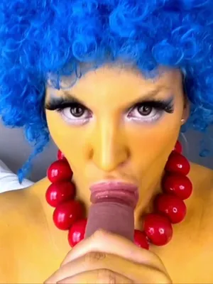 #MILF #Dildo #Onlyfans #Dildo Blowjob #Blue Hair #Vertical Porn #Blondie Fesser
