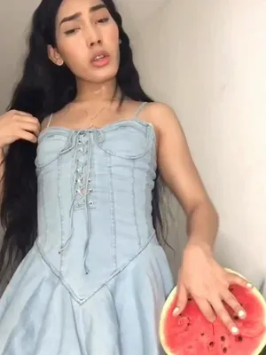 #Shemale #Brunette #Masturbation #Ass #Cumshot #Latina #Beautiful #Fetish #Big Cock #Solo #Dress #Cucumber #Jerking Off #Vertical Porn #Watermelon #Food Fetish #Fruit Fuck #Ladyboy #Self Cum Eating #Upskirt #TS Serja Rabbit #Cucumber In Ass