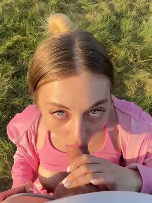 #Blowjob #Blonde #Beautiful #Outdoor #POV #Vertical Porn #Leaks