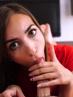 #Blowjob #Brunette #Vertical Porn