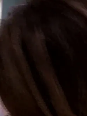 Petite brunette’s asshole fucking – brown hair swaying, panties askew.