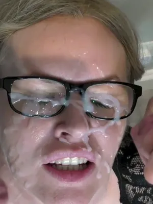 #MILF #Big Tits #Blonde #Threesome #Glasses #Cumshot #Facial #Cum #Magic Wand #Vertical Porn