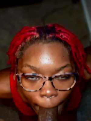 #Amateurs #BBC #Blowjob #Deepthroat #Glasses #Dreadlocks #Cumshot #Ebony #Facial #Piercing #Sloppy Blowjob #Colored Hair #Vertical Porn