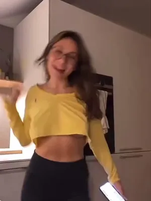 Fuck me, that nerdy brunette chick’s gyrating kitchen dance could moisten a nun’s panties.