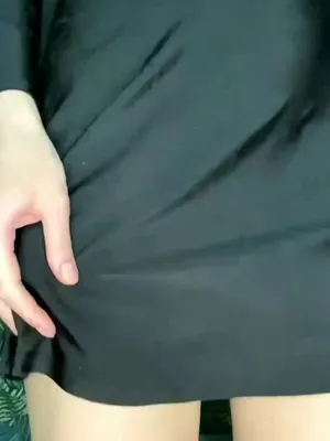 MILF in black dress flaunting massive tits; anal cosplay with a big ass dildo slotted in.